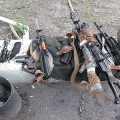 У Сватівському районі на блокпосту у мешканця Київської области вилучено арсенал зброї 