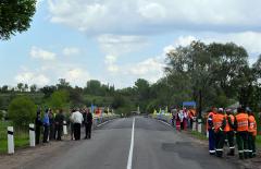 Мост между Луганской и Донецкой областями открыт после ремонта
