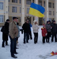 В Северодонецке молились за Украину
