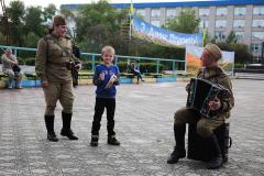 Луганщину напередодні 71-ї річниці Перемоги над нацизмом у Європі відвідали військовий оркестр і виставка ретротехніки