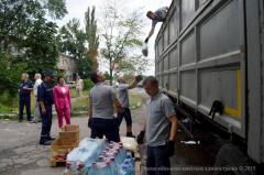 До Сєвєродонецька прибула вже шоста гуманітарна допомога від Миколаївської області