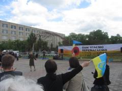 Северодонецк посетили участники автопробега, посвященного Дню Победы 