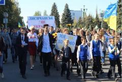 В Лисичанске состоялся Марш мира 