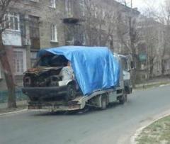 В Северодонецке расстреляли микроавтобус