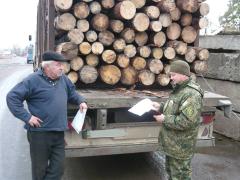 На Луганщині поліцейські продовжують перевірки транспорту, яким перевозиться деревина і лісоматеріали